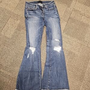 Buckle Black Women's Blue Flared Jeans